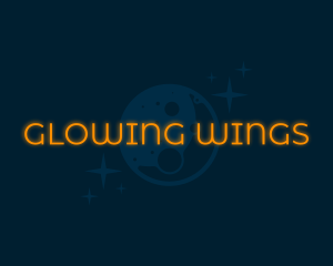 Moon Glow Wordmark logo design