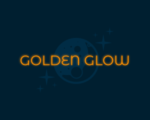 Moon Glow Wordmark logo design