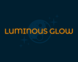 Moon Glow Wordmark logo design