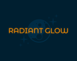 Moon Glow Wordmark logo design