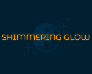 Moon Glow Wordmark logo design