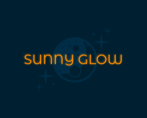 Moon Glow Wordmark logo design