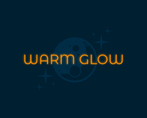 Moon Glow Wordmark logo design