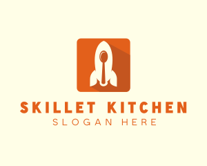 Rocket Spoon App logo design