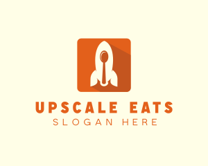 Rocket Spoon App logo design