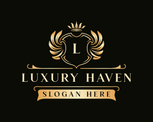 Luxury Crown VIP logo design