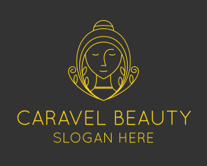 Gold Organic Beauty Wellness  logo design