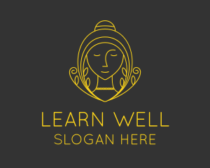 Gold Organic Beauty Wellness  logo design