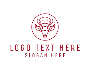 Wild Reindeer Stag  logo