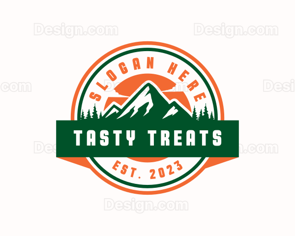 Mountain Tour Travel Logo