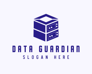 Server Data Technology logo design