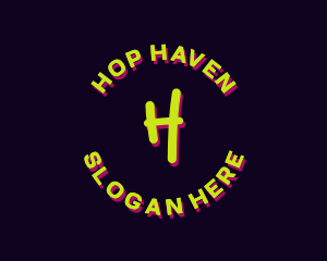 Neon Urban Pop Art  logo design