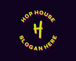 Neon Urban Pop Art  logo design