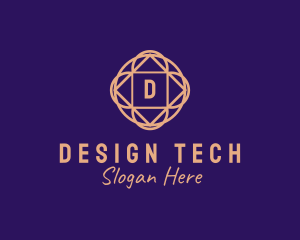 Intricate Cosmic Interior Design logo design