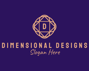 Intricate Cosmic Interior Design logo design