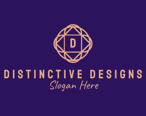 Intricate Cosmic Interior Design logo design