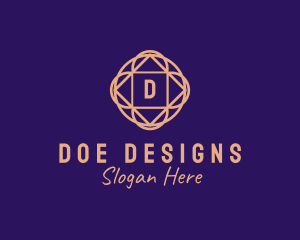 Intricate Cosmic Interior Design logo design