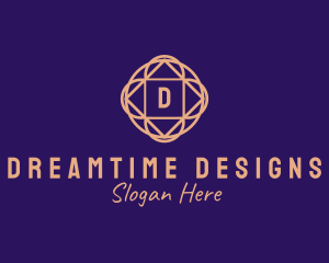 Intricate Cosmic Interior Design logo design