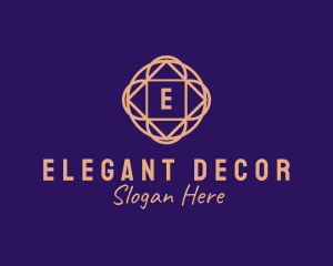 Intricate Cosmic Interior Design logo design