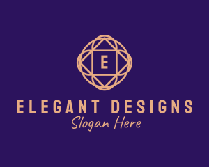 Intricate Cosmic Interior Design logo design