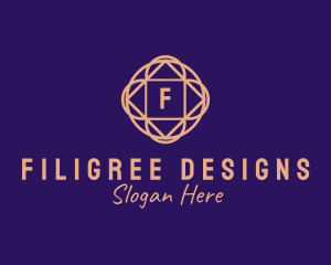 Intricate Cosmic Interior Design logo design