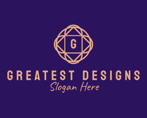 Intricate Cosmic Interior Design logo design