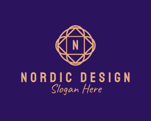 Intricate Cosmic Interior Design logo design