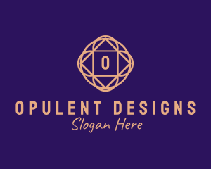 Intricate Cosmic Interior Design logo design