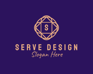 Intricate Cosmic Interior Design logo design