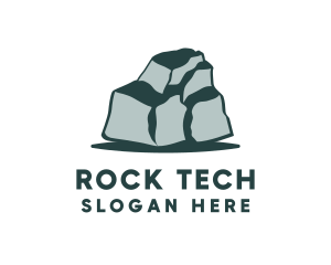 Green Boulder Stone logo design