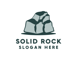 Green Boulder Stone logo design