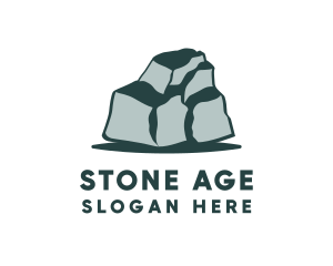 Green Boulder Stone logo design