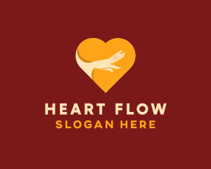 Reaching Hand Heart  logo
