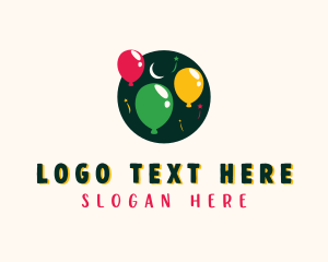 Balloon Party Event logo