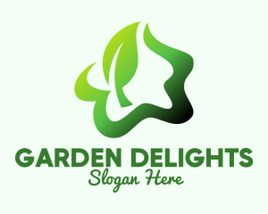 Green Herbal Star logo design