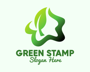 Green Herbal Star logo design