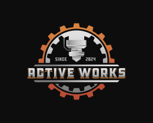 Cog Laser Machinery logo design