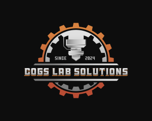 Cog Laser Machinery logo design