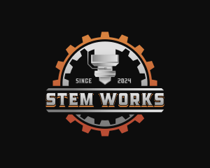 Cog Laser Machinery logo design