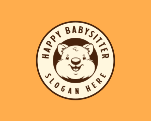 Cute Quokka Marsupial logo design