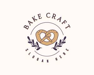 Pastry Pretzel Bakery logo design