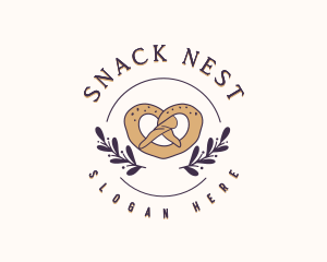 Pastry Pretzel Bakery logo design