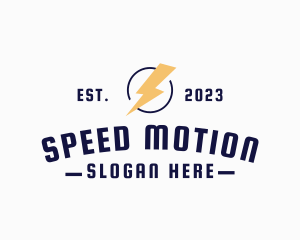 Lightning Bolt Wordmark logo design