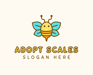 Cute Bee Nursery logo design