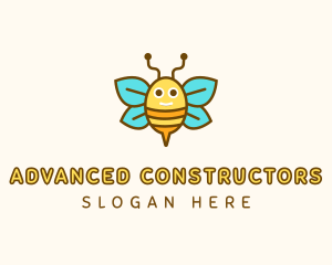 Cute Bee Nursery logo design