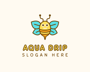 Cute Bee Nursery logo design