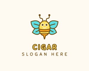 Cute Bee Nursery logo design