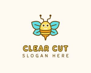 Cute Bee Nursery logo design