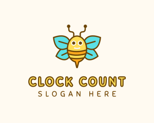 Cute Bee Nursery logo design