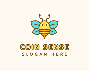 Cute Bee Nursery logo design